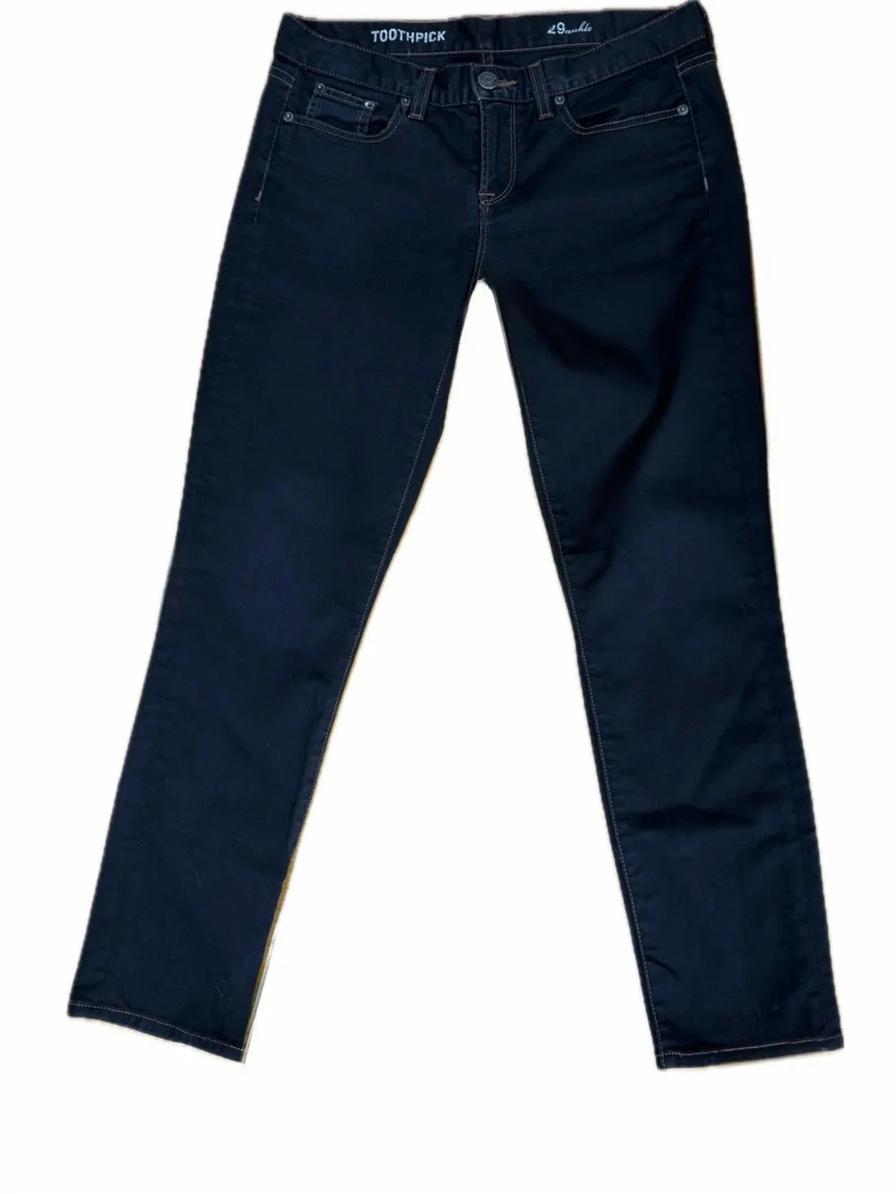 J Crew Toothpick Ankle Cropped Jeans  Size 29 / 8 Waist 32” Inseam 27.5” Rise 8”